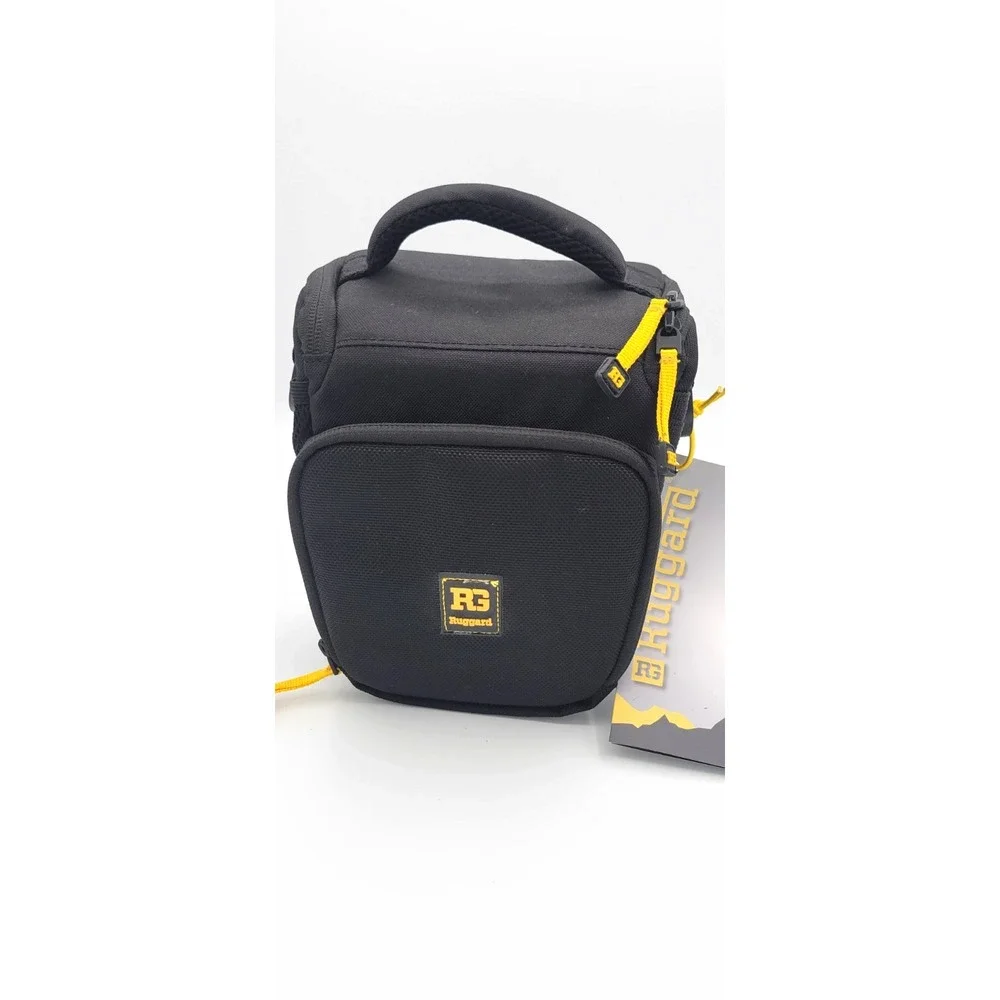Ruggard Hunter 35 Holster Camera Bag Padded w/ Strap Black/Yellow 2 Pockets NWT